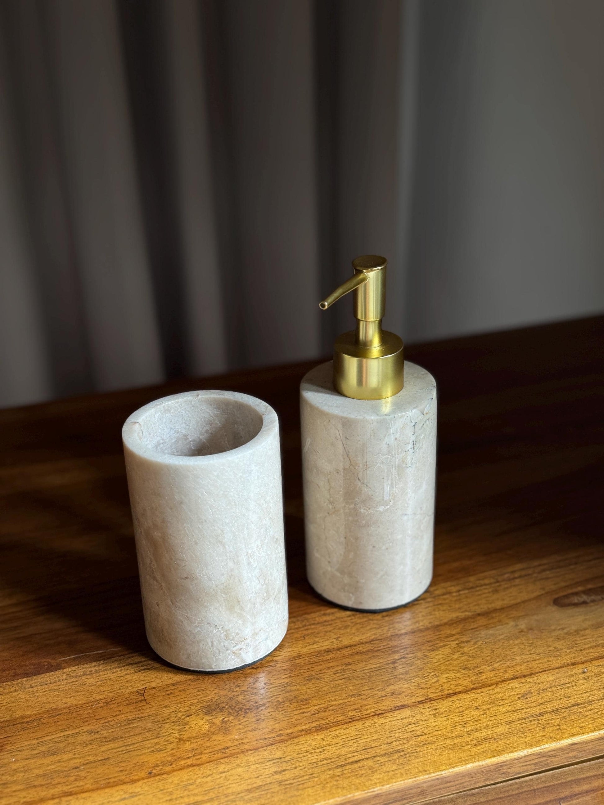 Marble 3-Piece Bathroom Set
