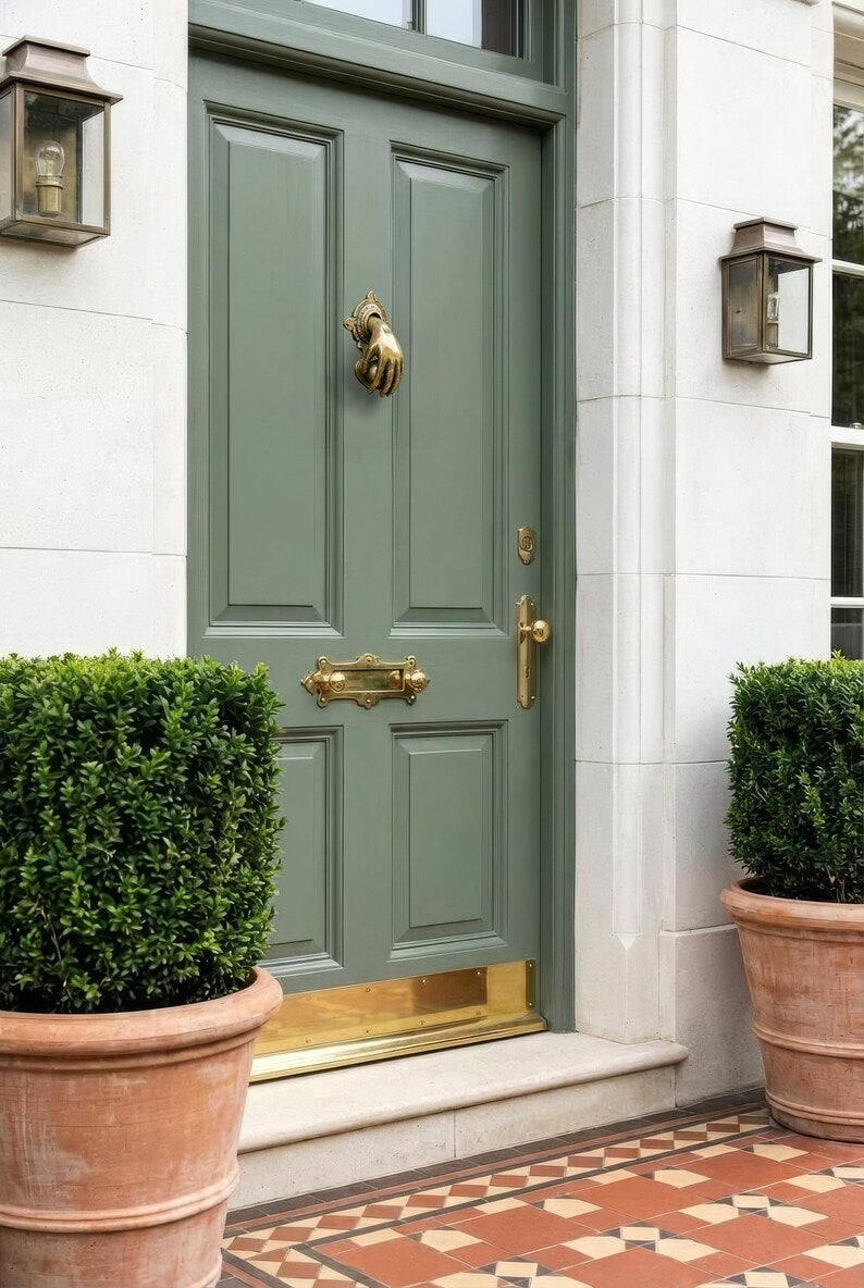 Hand Brass Door Knocker