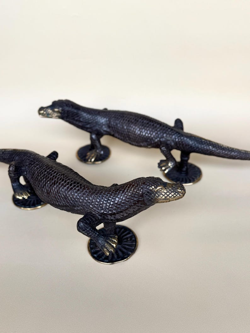 Vintage Gecko Door Handle