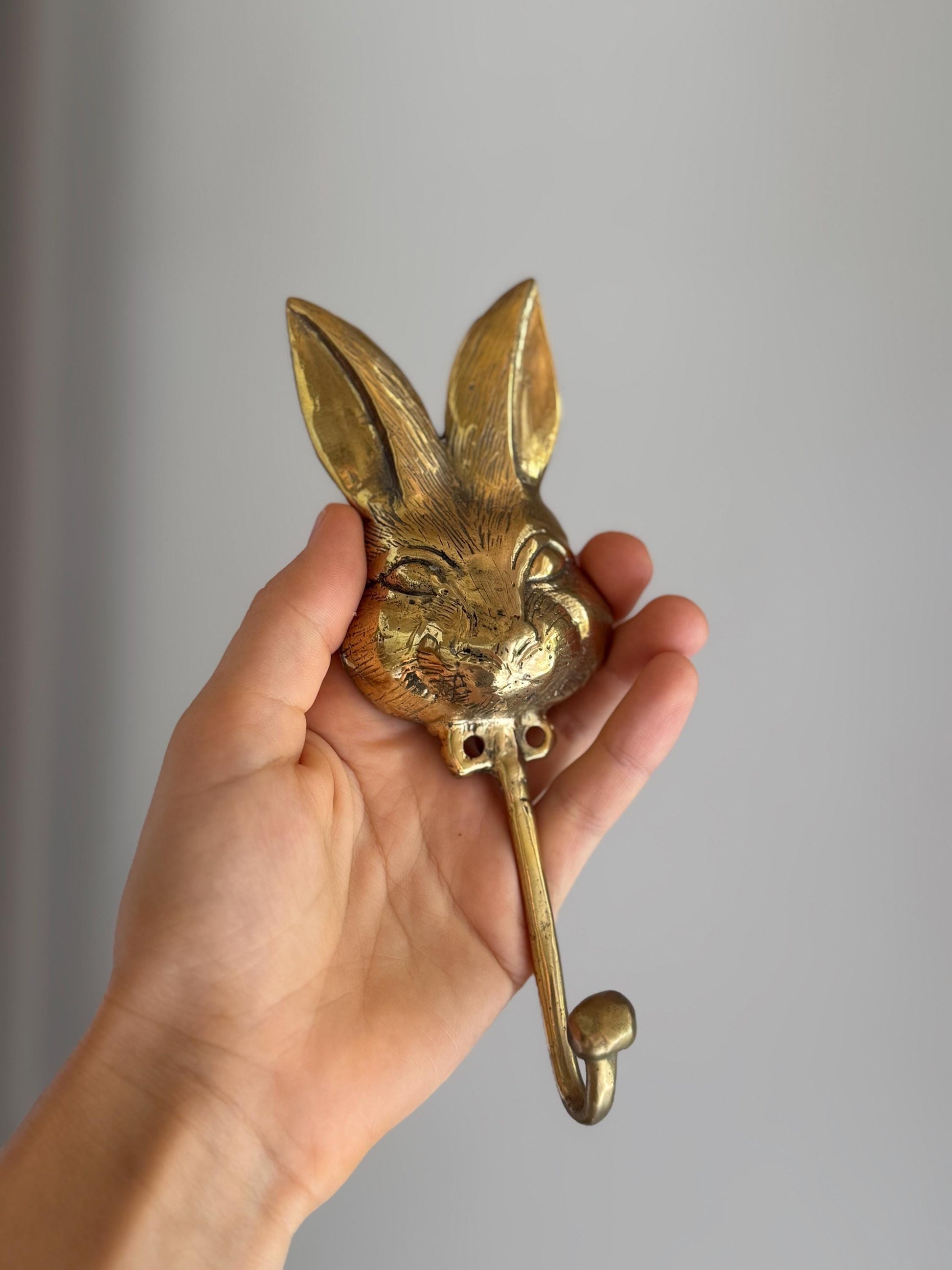 Brass Bunny Hook