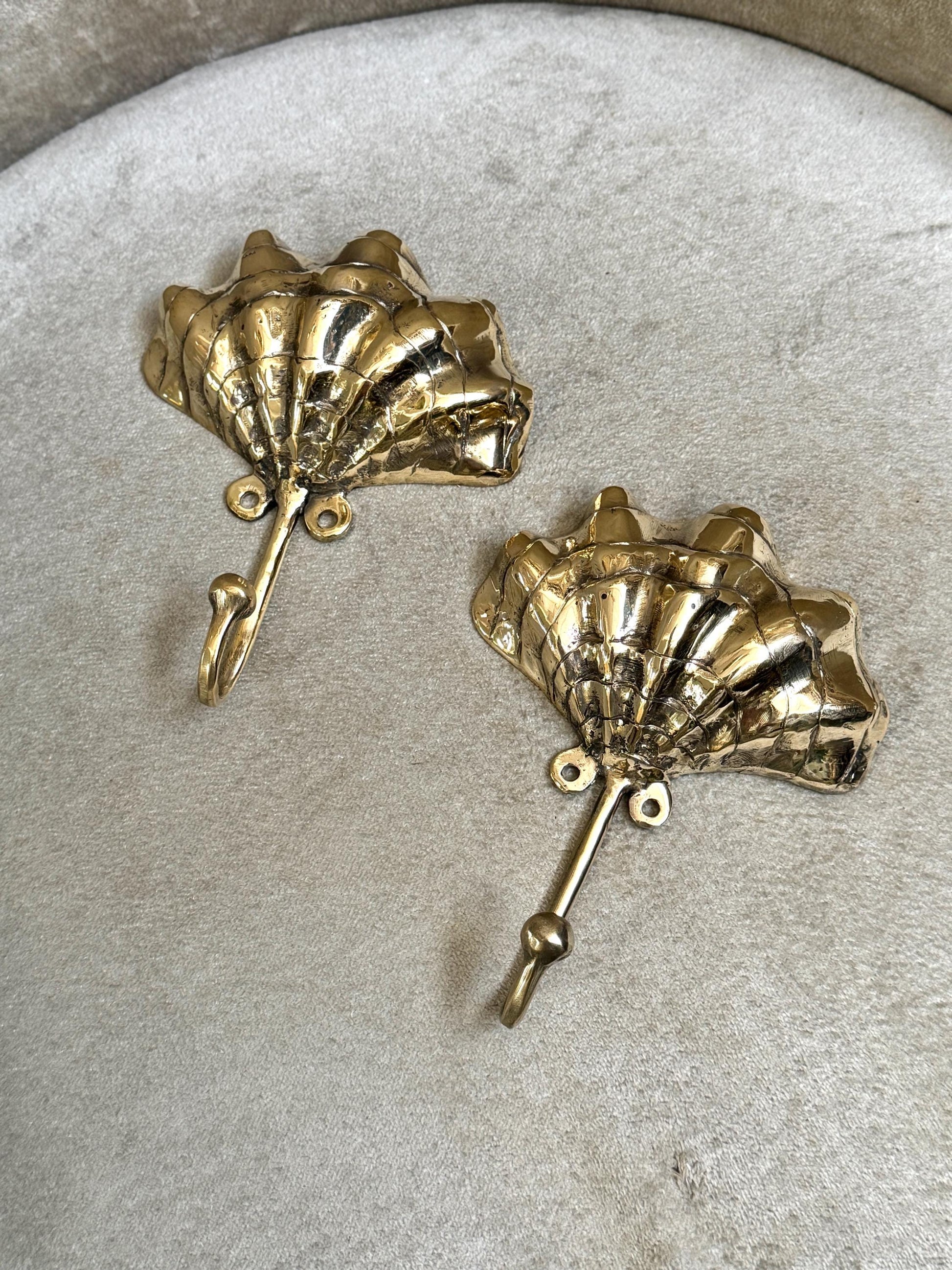 Brass Seashell Hook