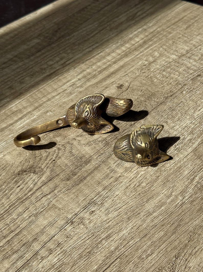 Antique Fox Wall Hook