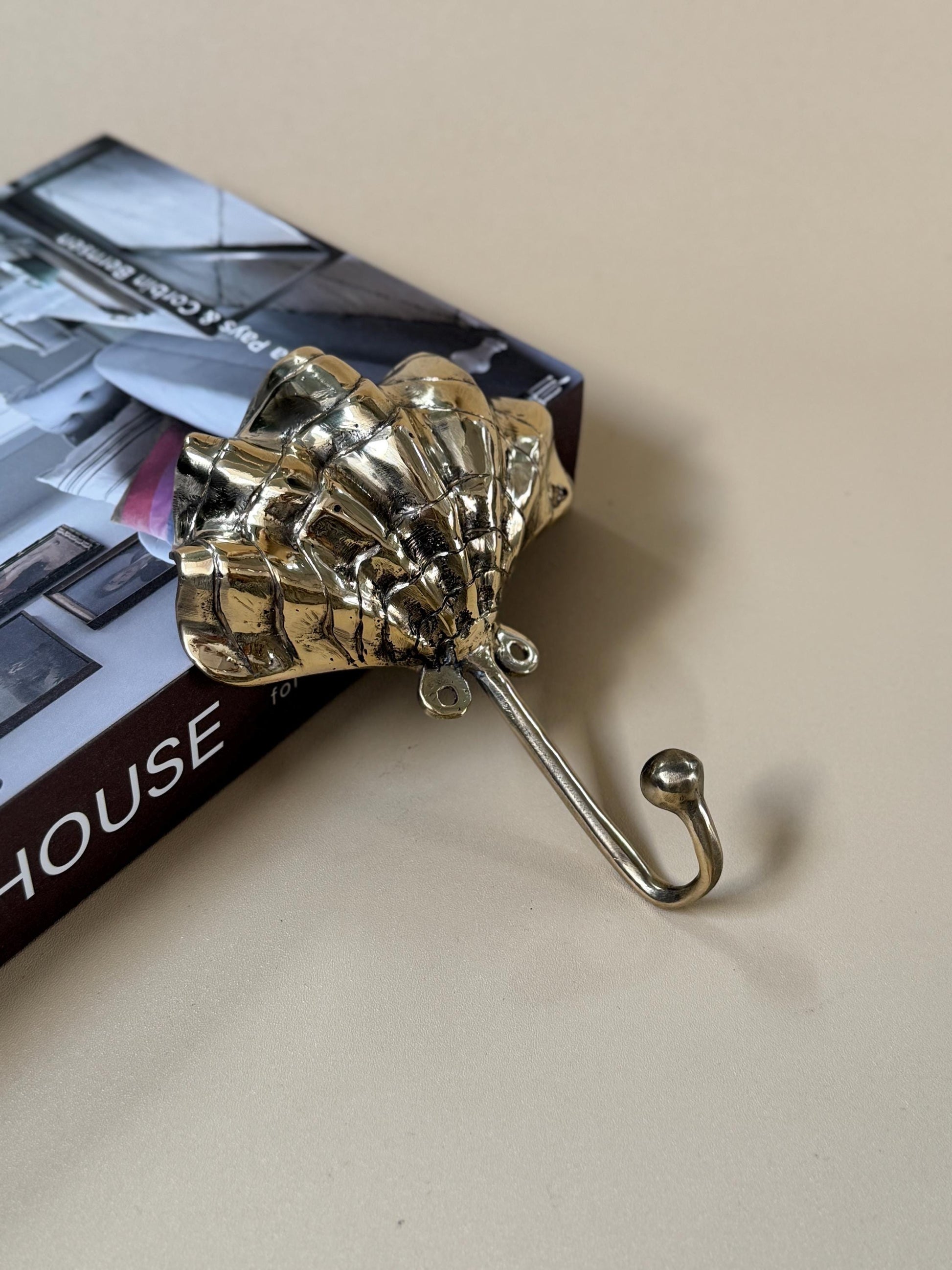 Brass Seashell Hook
