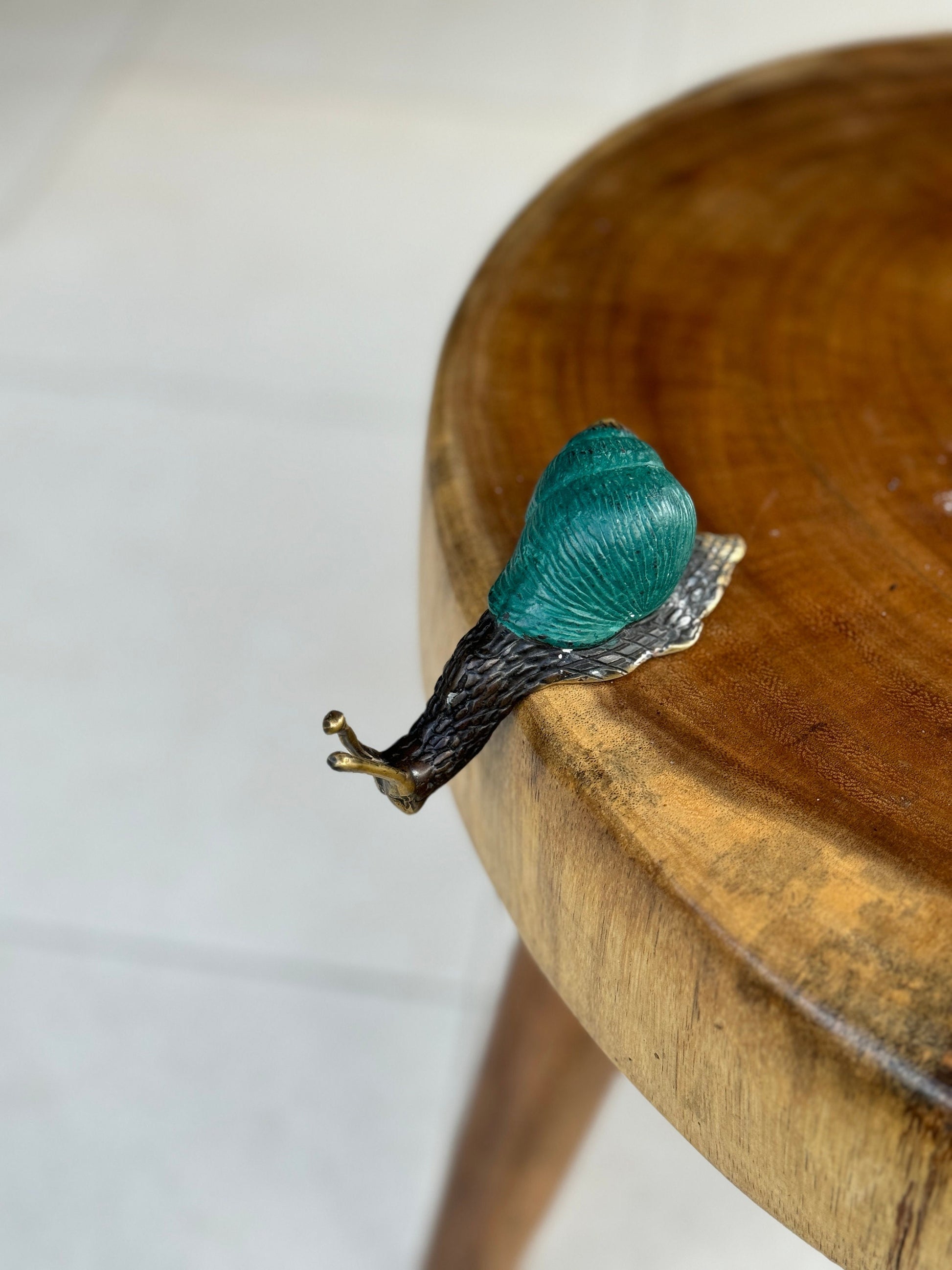 Brass Snail Figurine