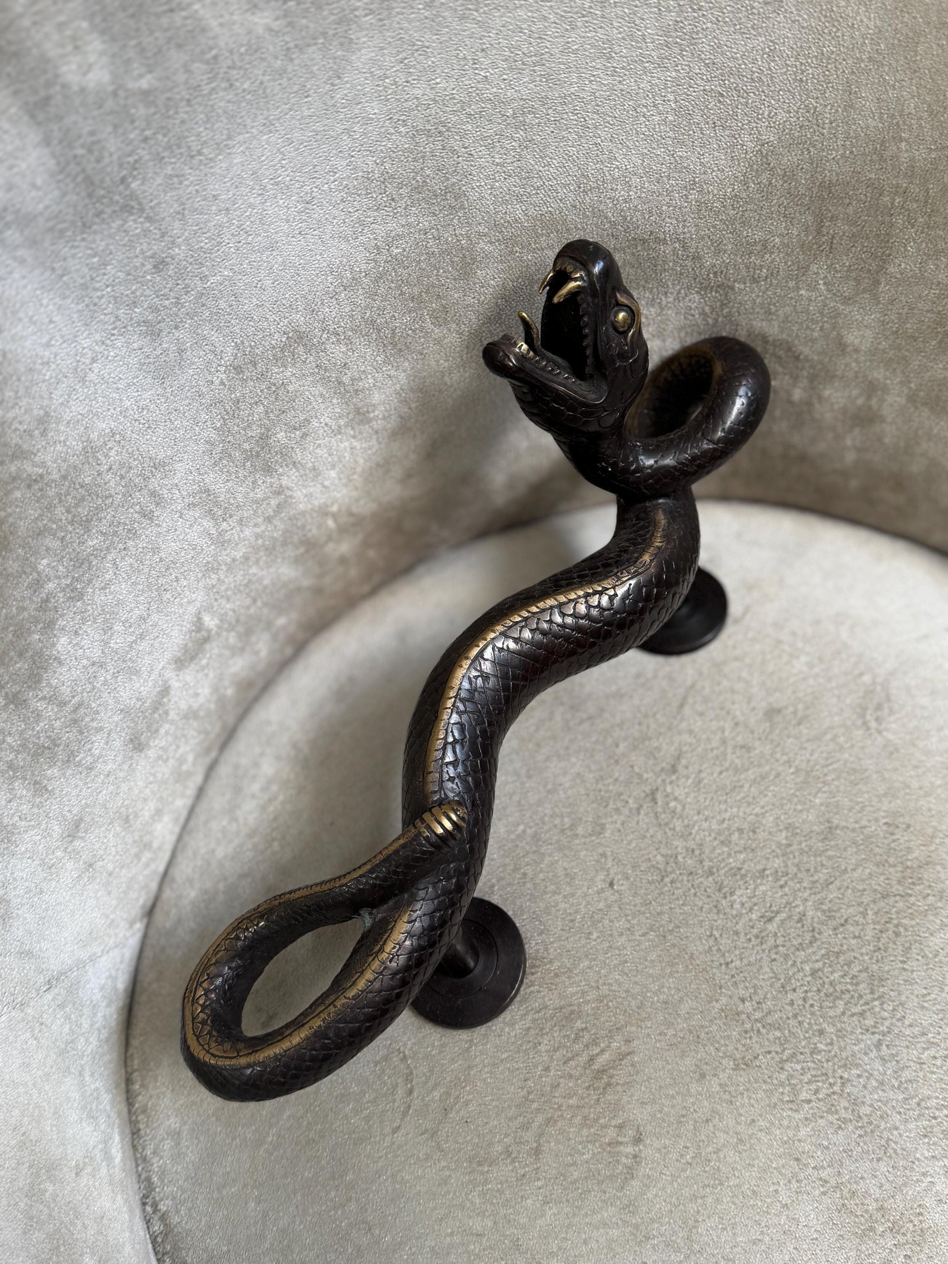 Whimsical Snake Door Handle