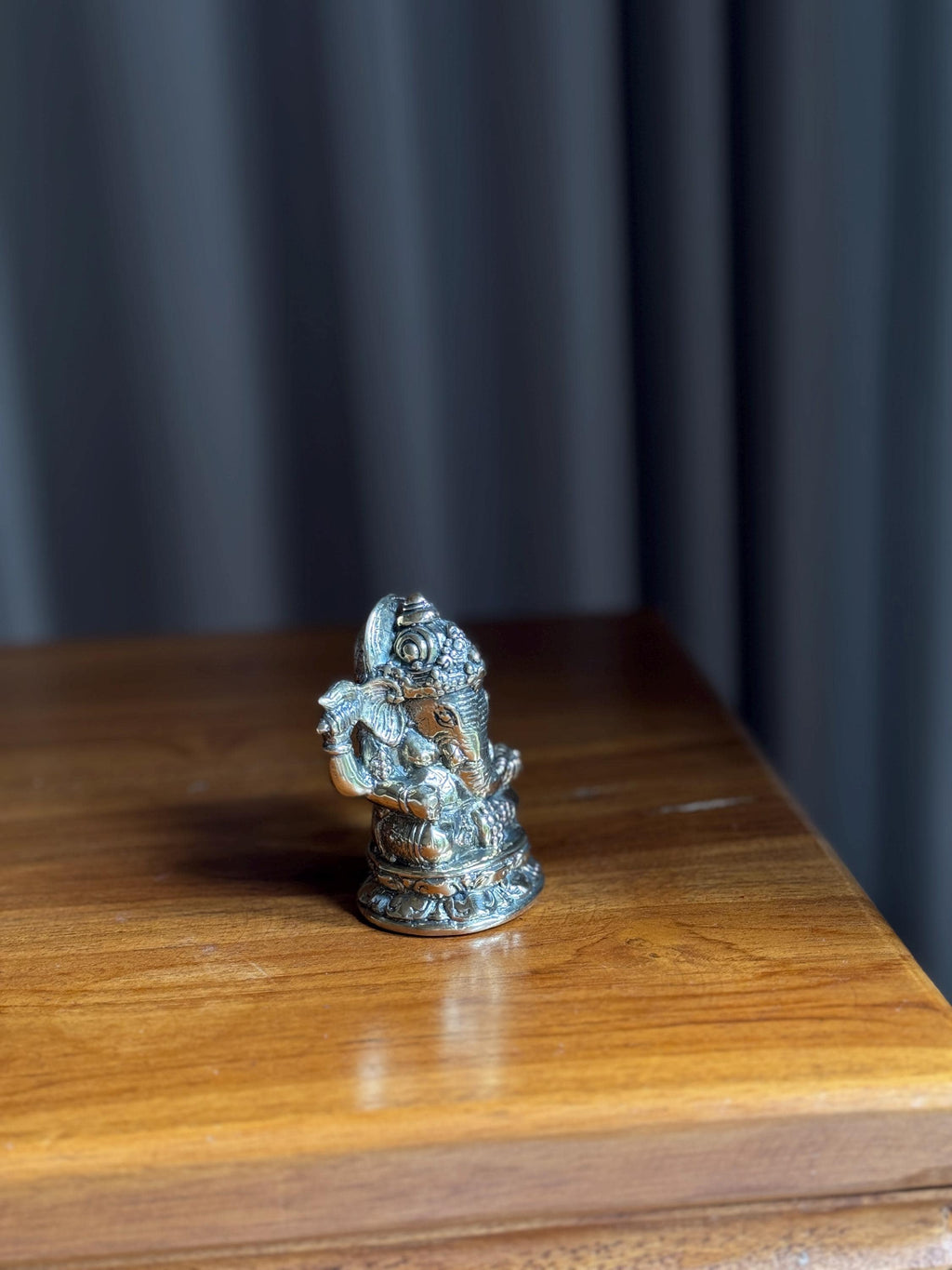 Brass Ganesha Statue Set