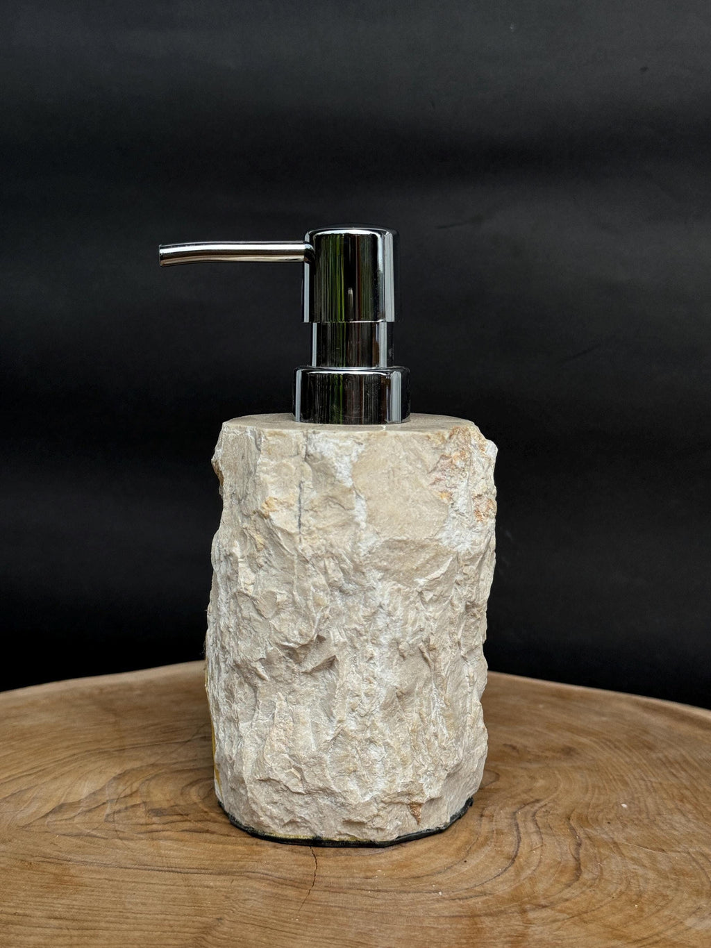 Handcrafted Natural Stone Soap Dispenser