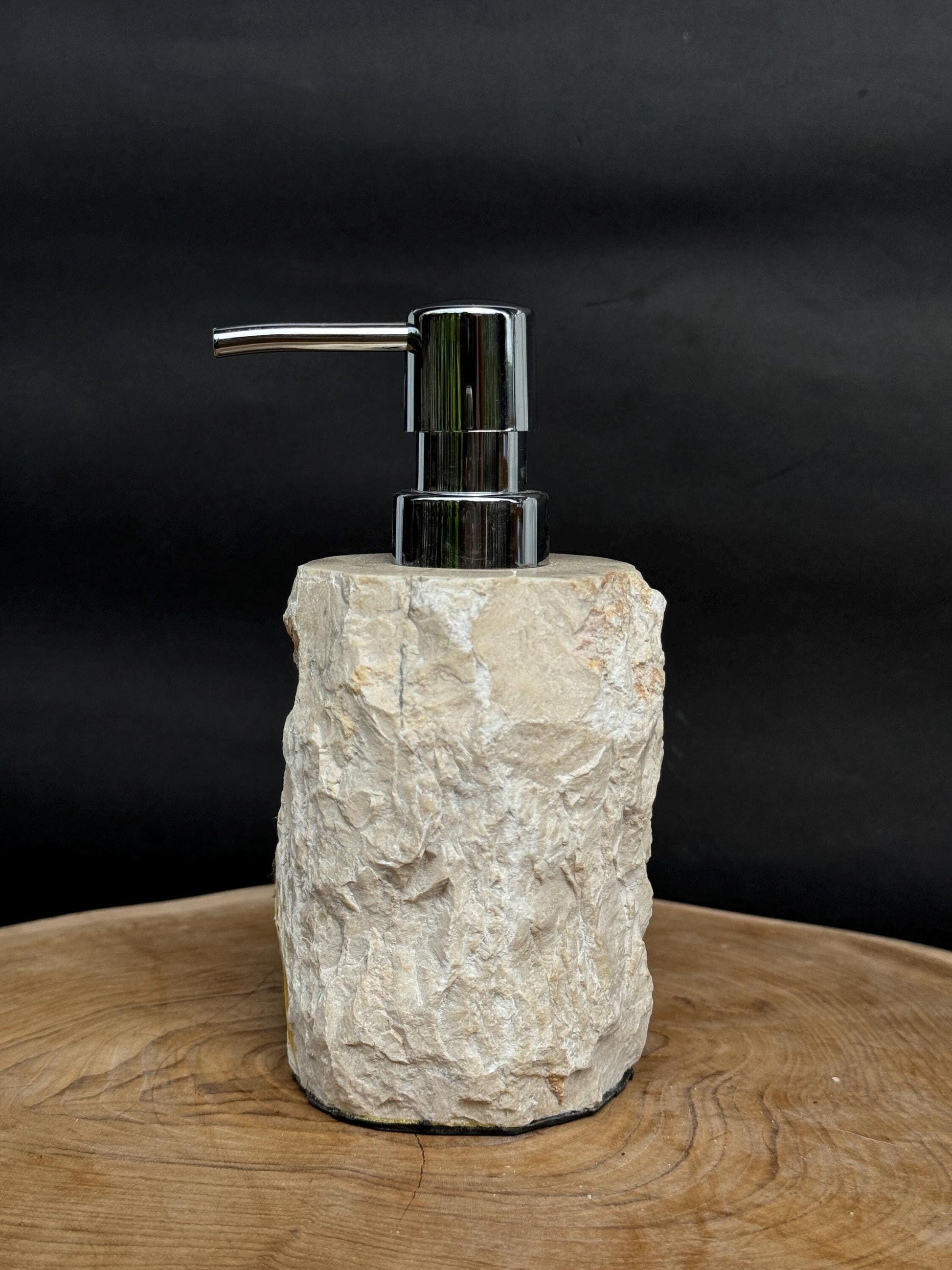 Handcrafted Natural Stone Soap Dispenser