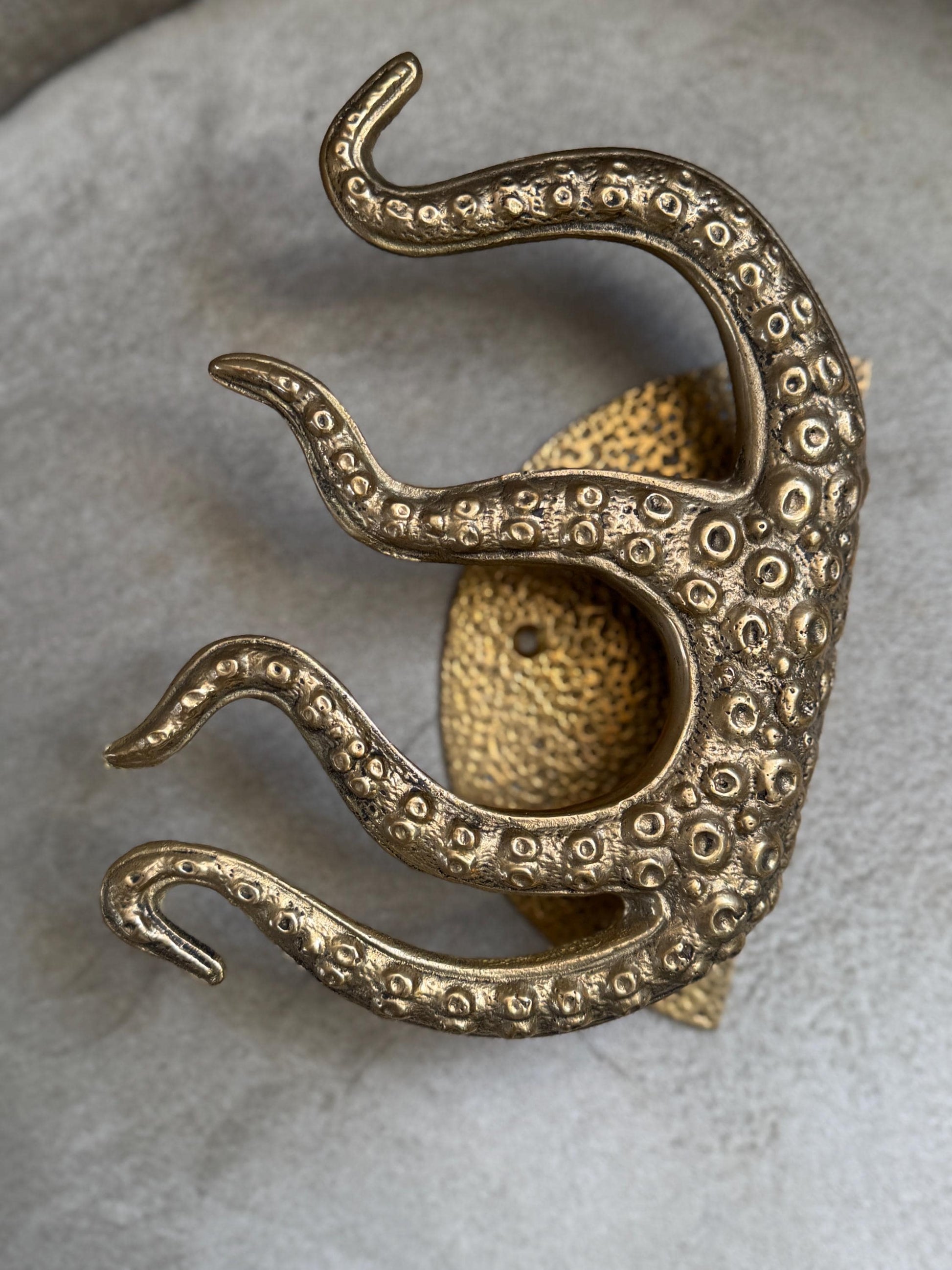 Whimsical Octopus Tentacle Door Handle