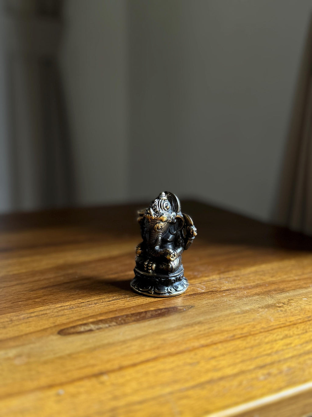 Brass Ganesha Statue Set