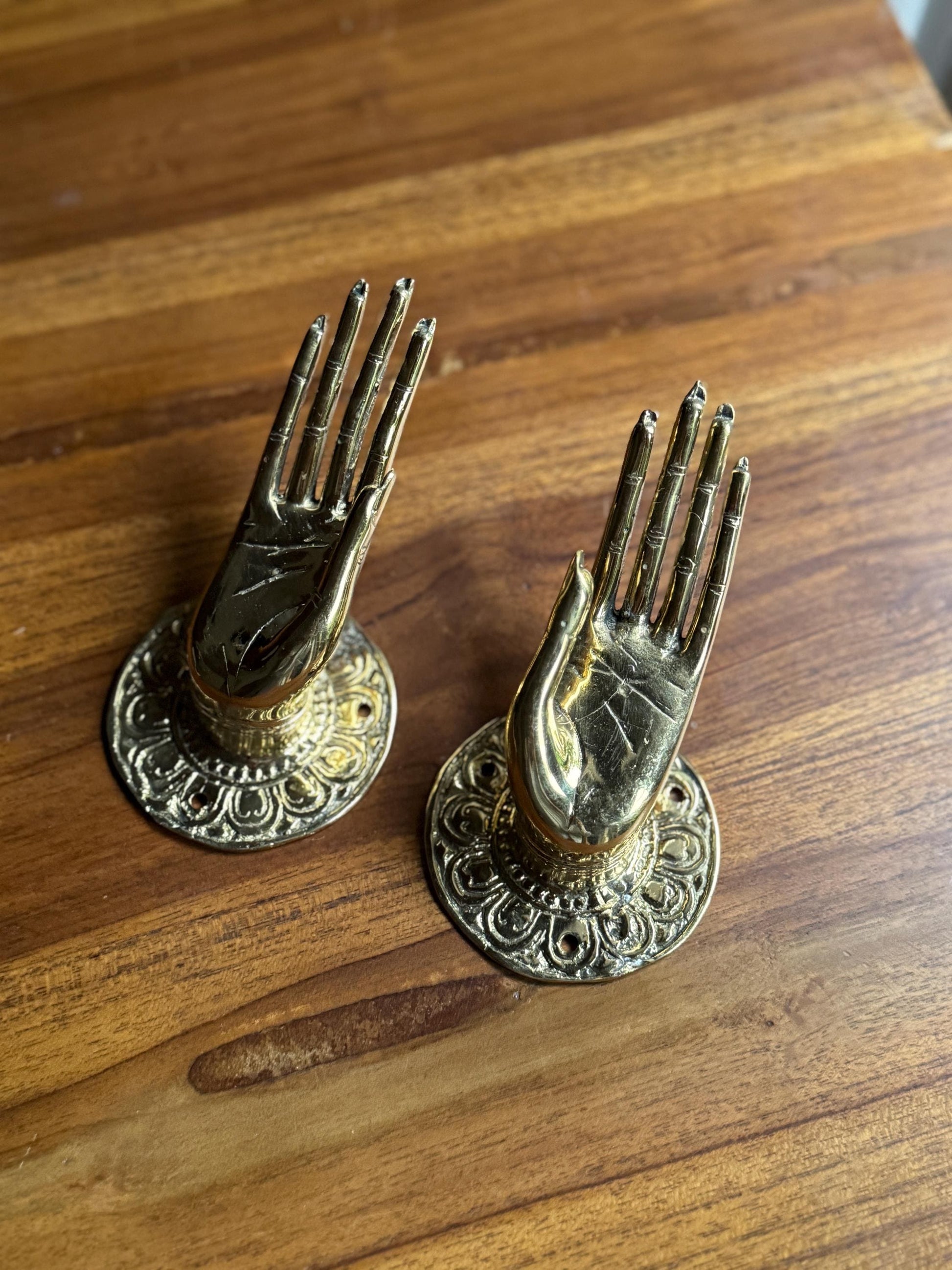 Brass Mudra Hand