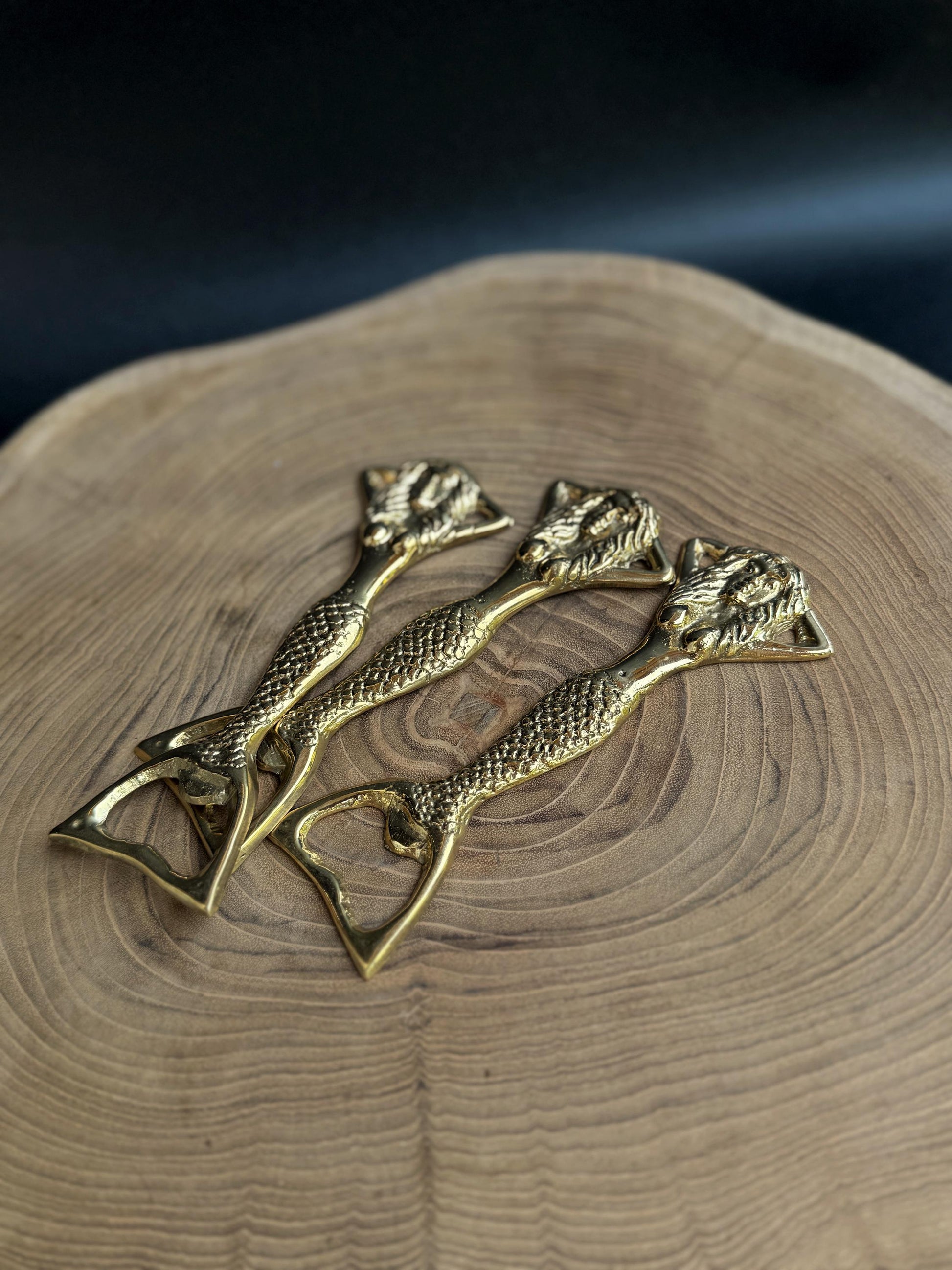 Brass Mermaid Bottle Opener