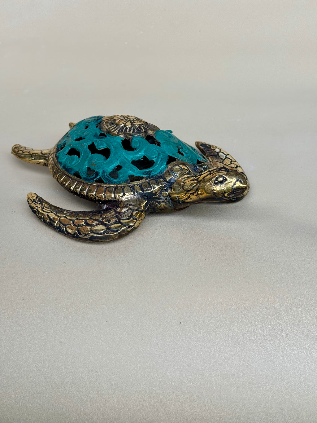 Brass Sea Turtle Statues