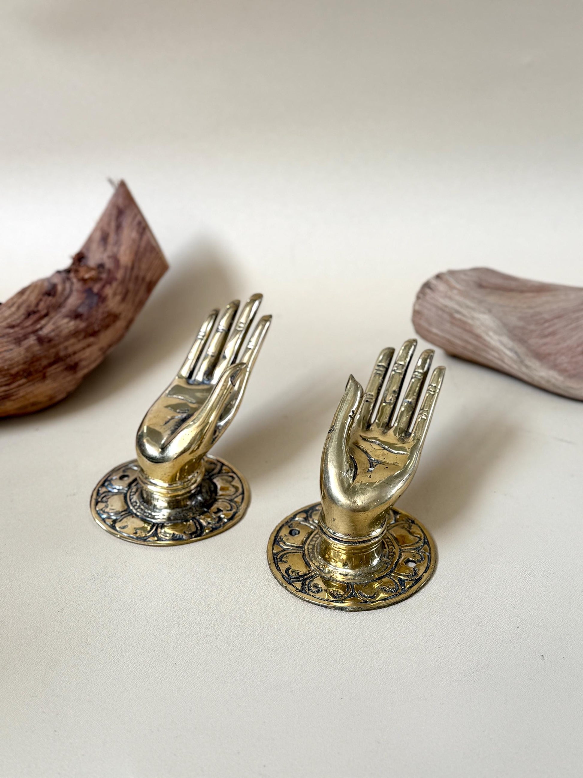 Brass Mudra Hand Hook