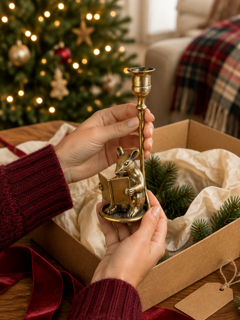 Brass Mouse Candleholder Set – Buy 2 Get 1 Free