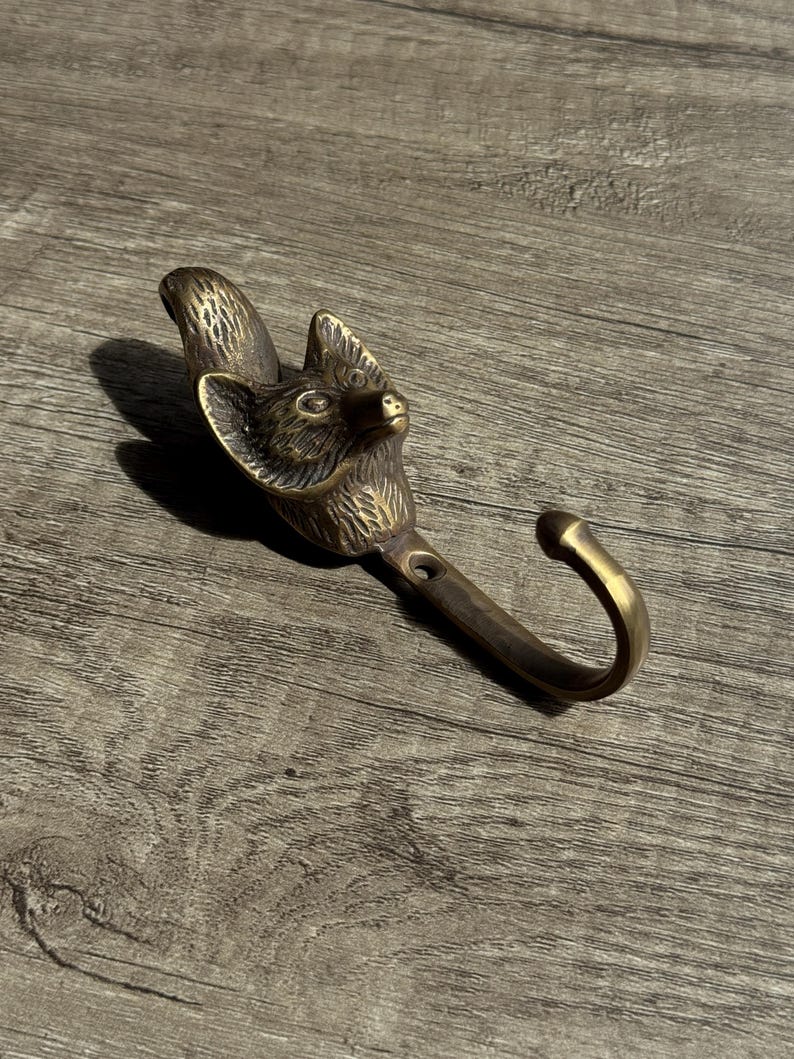 Antique Fox Wall Hook