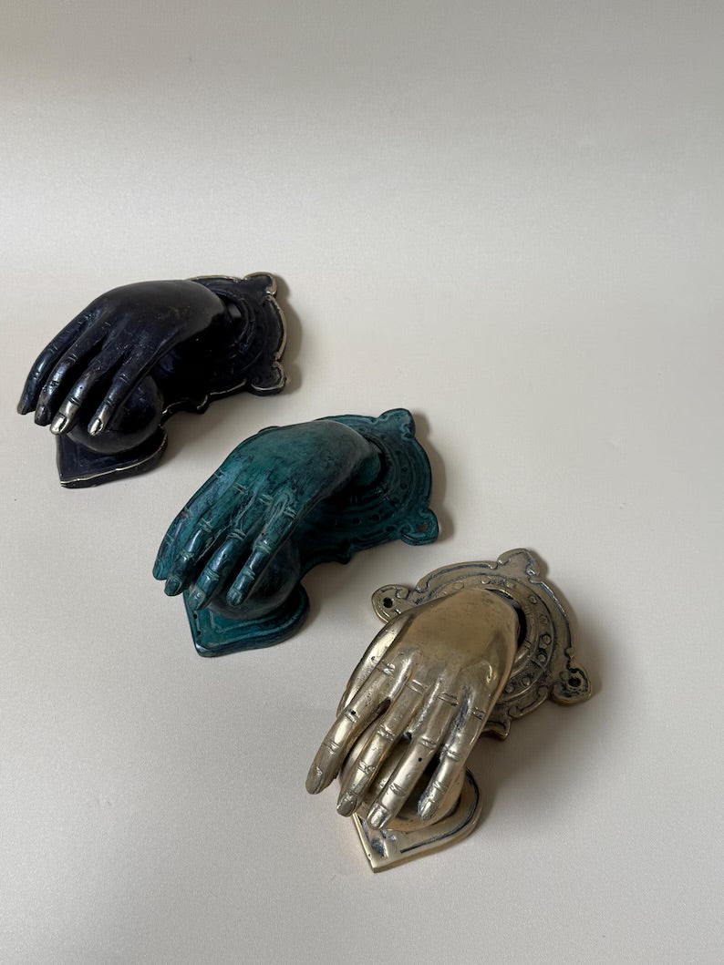 Hand Brass Door Knocker