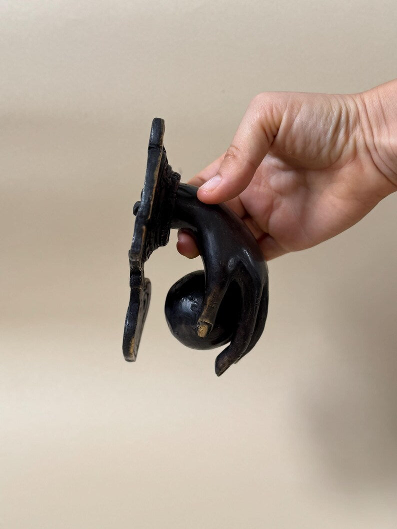 Hand Brass Door Knocker