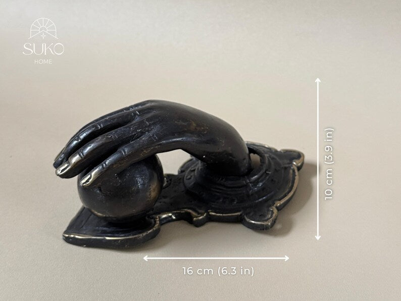 Hand Brass Door Knocker