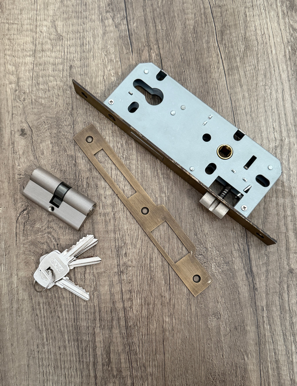 Solid Brass Euro Profile Cylinder Lock