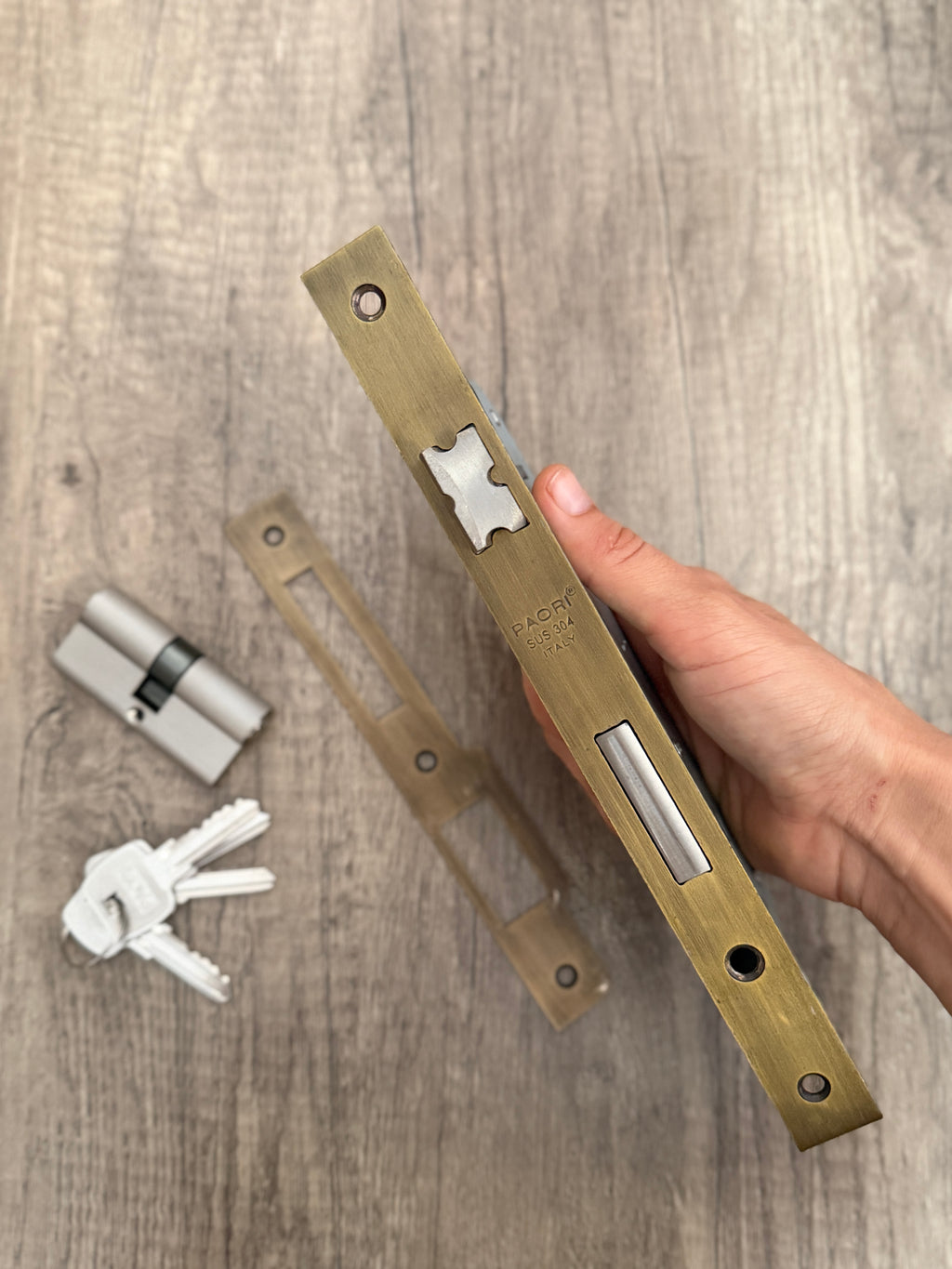 Solid Brass Euro Profile Cylinder Lock