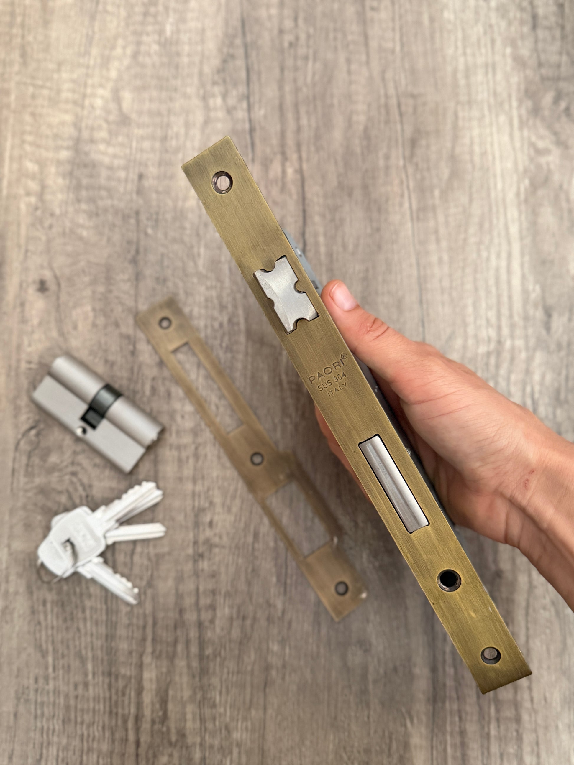Solid Brass Euro Profile Cylinder Lock