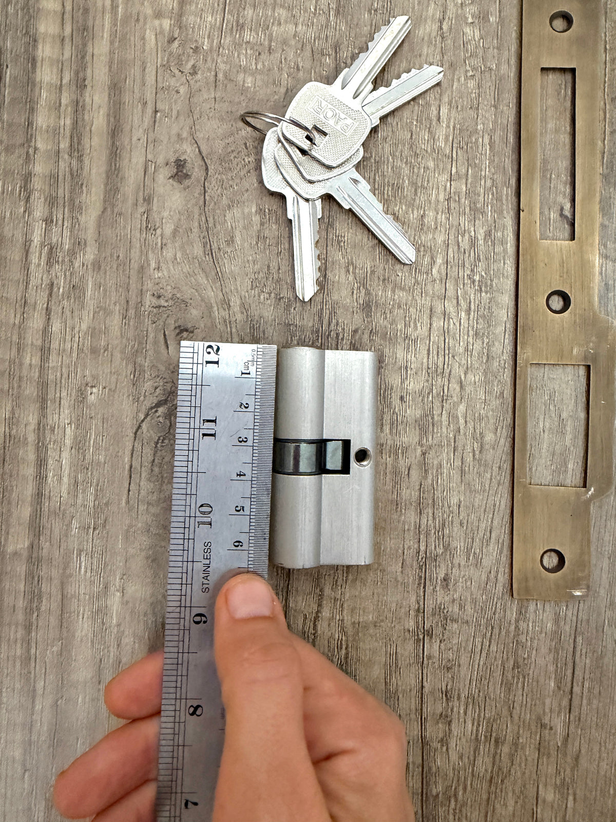 Solid Brass Euro Profile Cylinder Lock