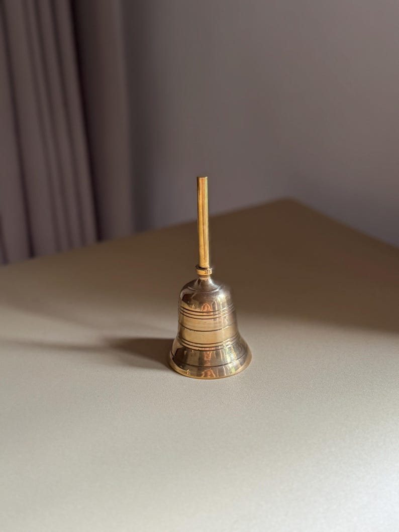 Vintage Gold Hand Bell
