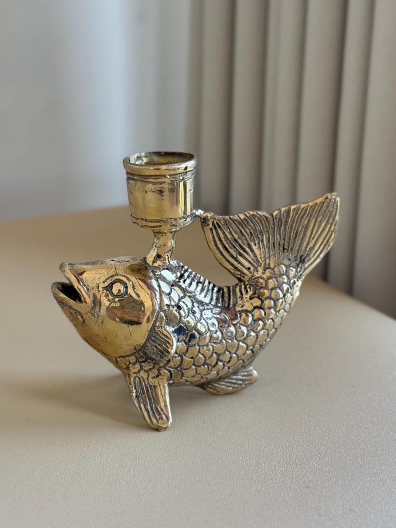 Koi Fish Candleholder