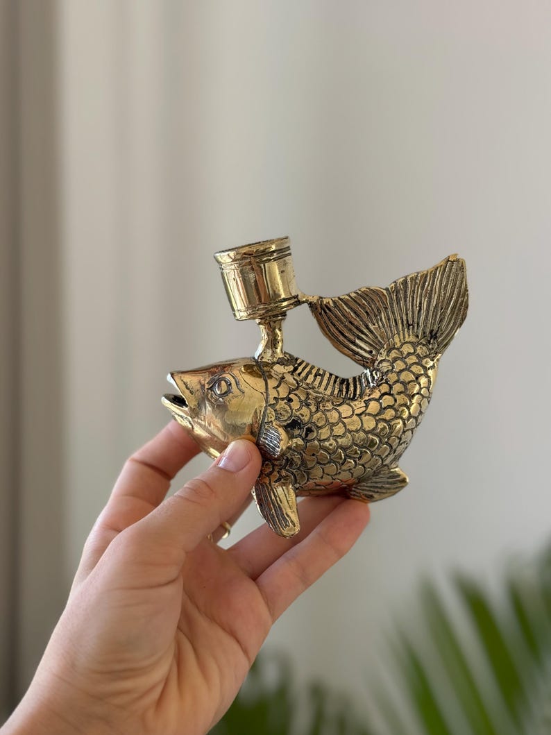 Koi Fish Candleholder