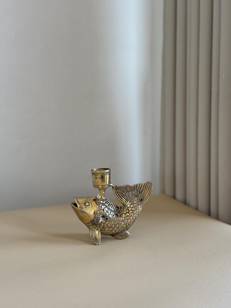 Koi Fish Candleholder