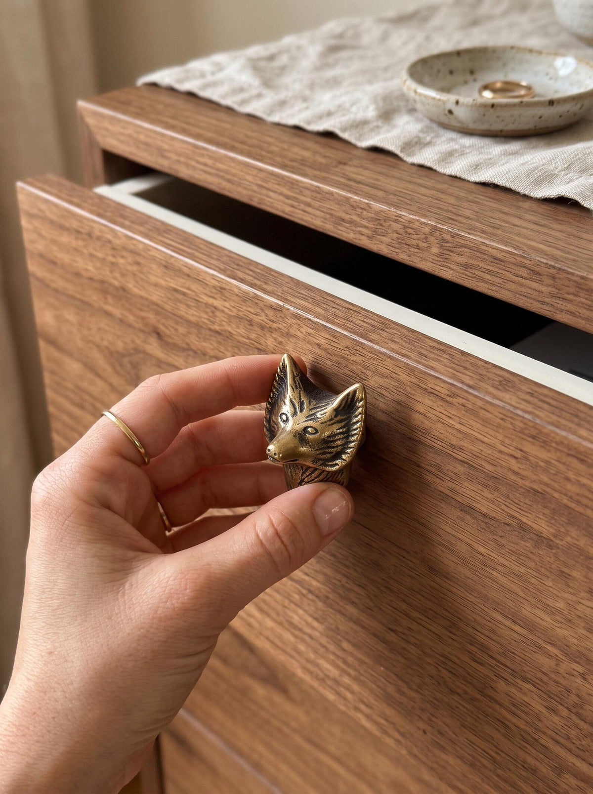 Fox Drawer Knob