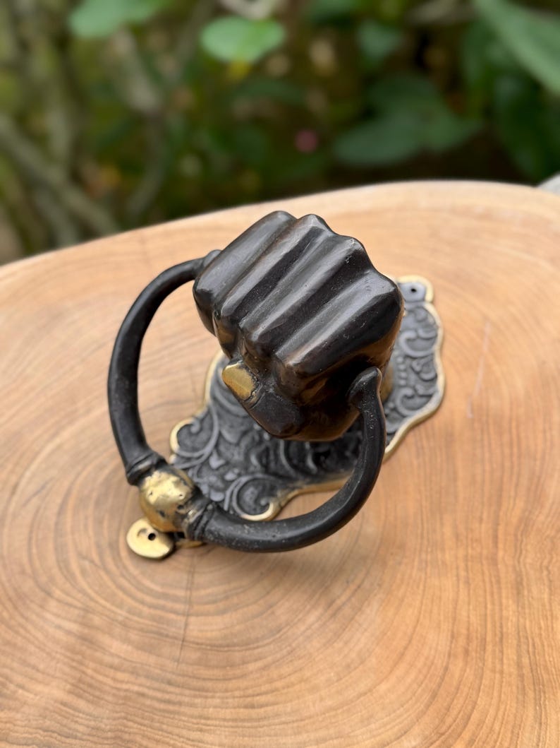 Black Door Knocker
