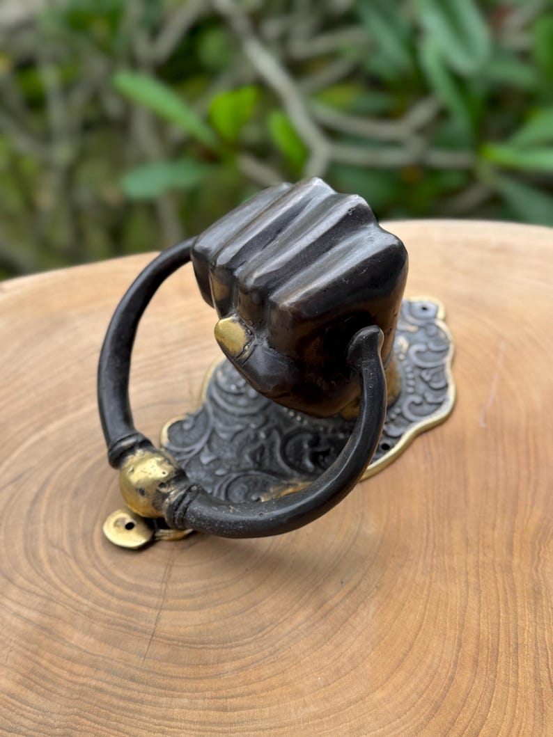 Black Door Knocker