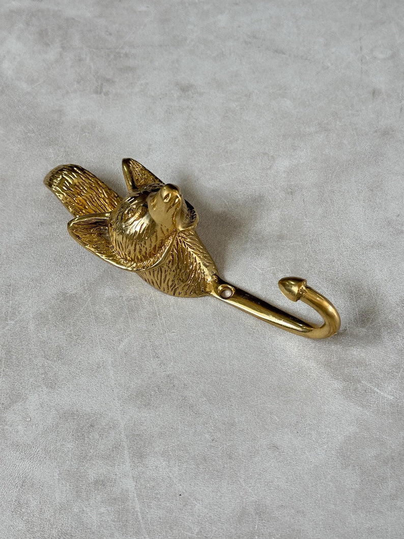 Gold Fox Wall Hook
