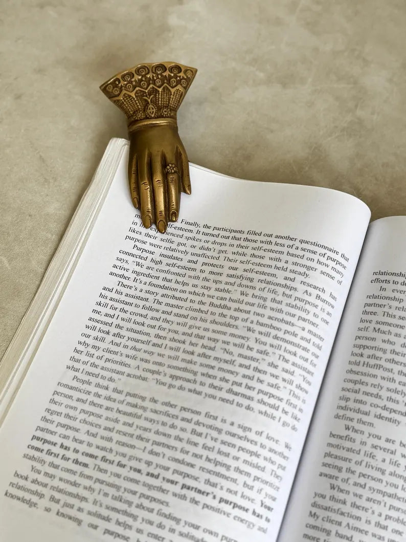 Brass "Hand" Clip, Towel Holder