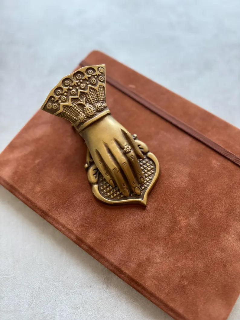 Brass "Hand" Clip, Towel Holder