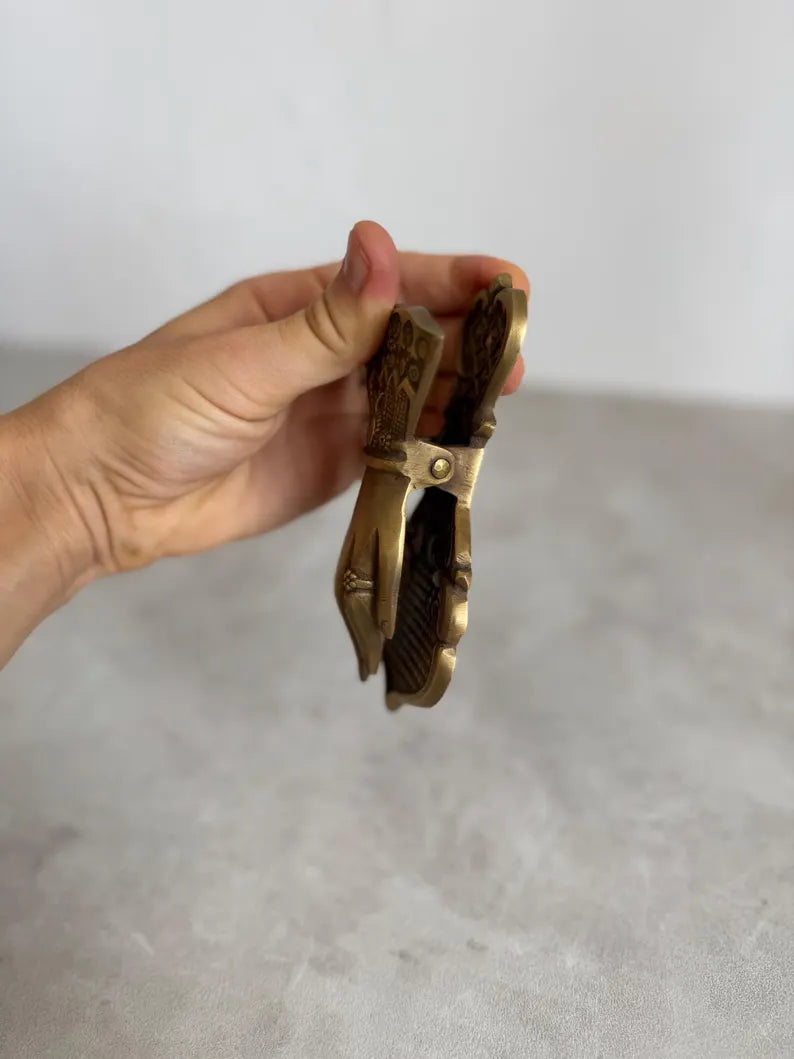 Brass "Hand" Clip, Towel Holder