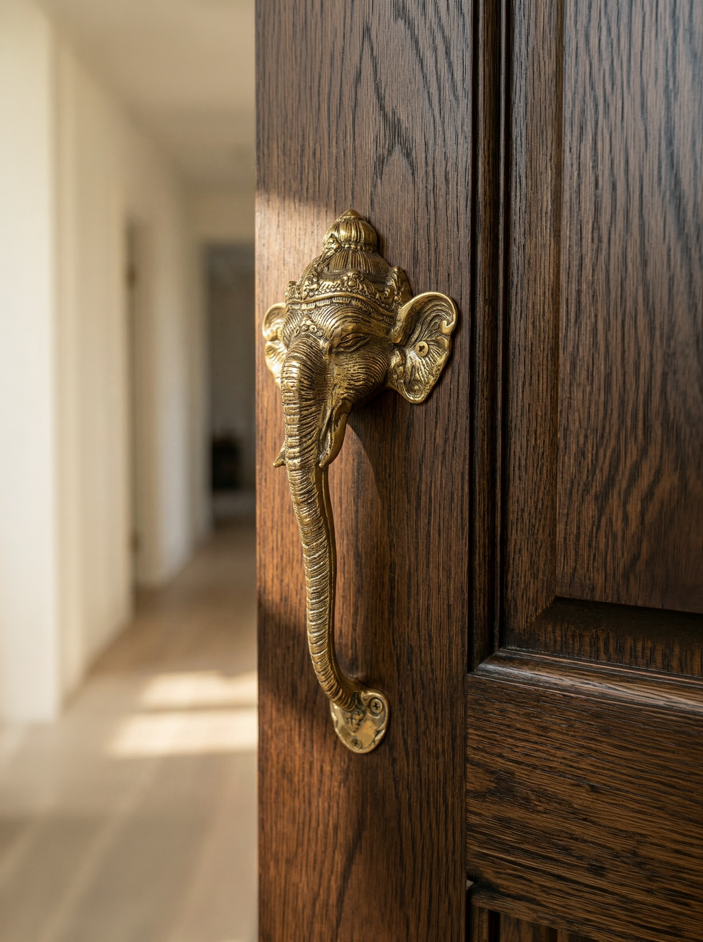 Ganesha Elephant Door Handles