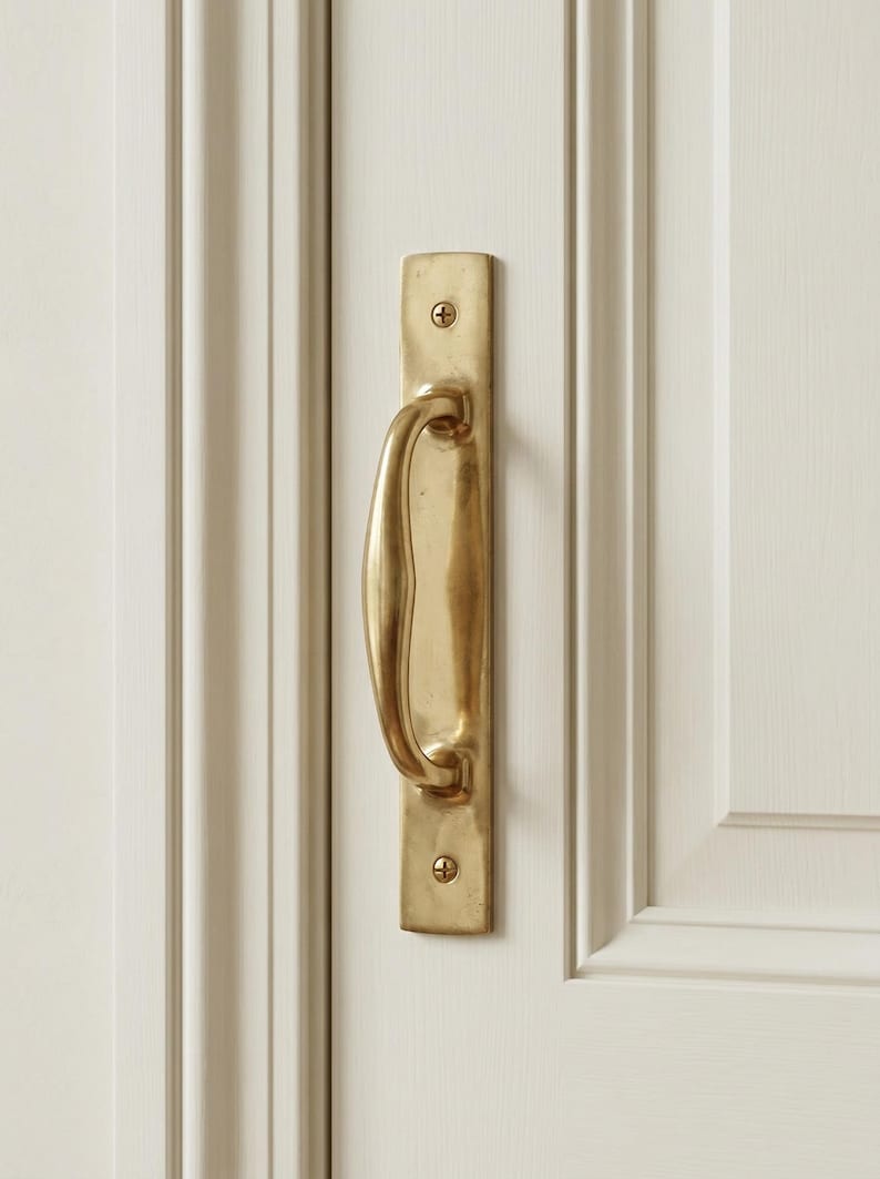 Vintage Brass Door Handle