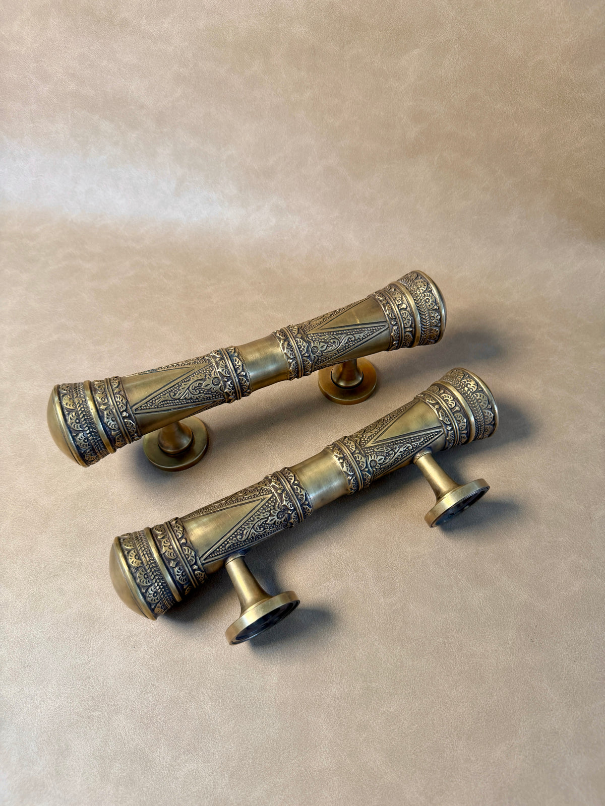 Oriental Vintage Brass Pull Handle