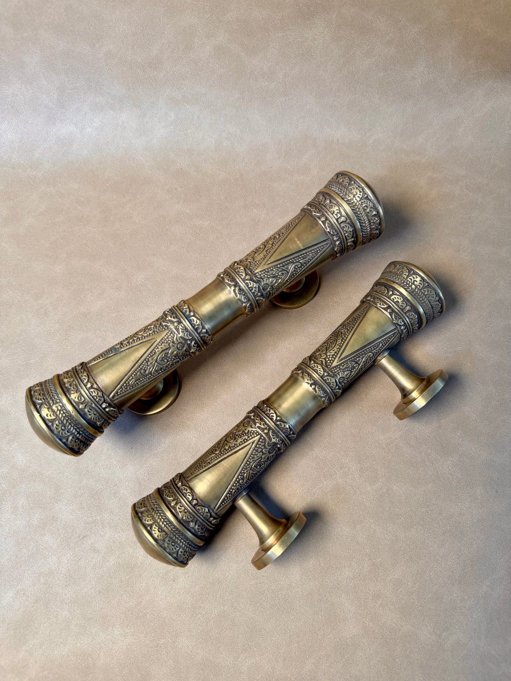 Oriental Vintage Brass Pull Handle