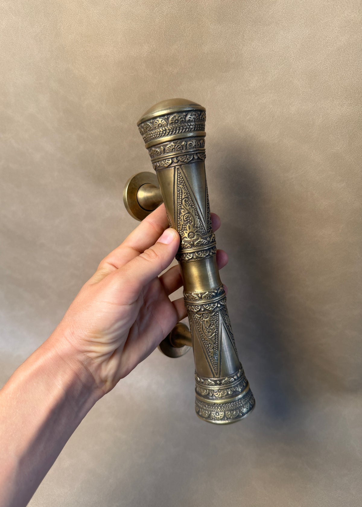 Oriental Vintage Brass Pull Handle