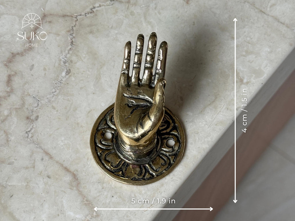 Brass Hand Mudra Hooks