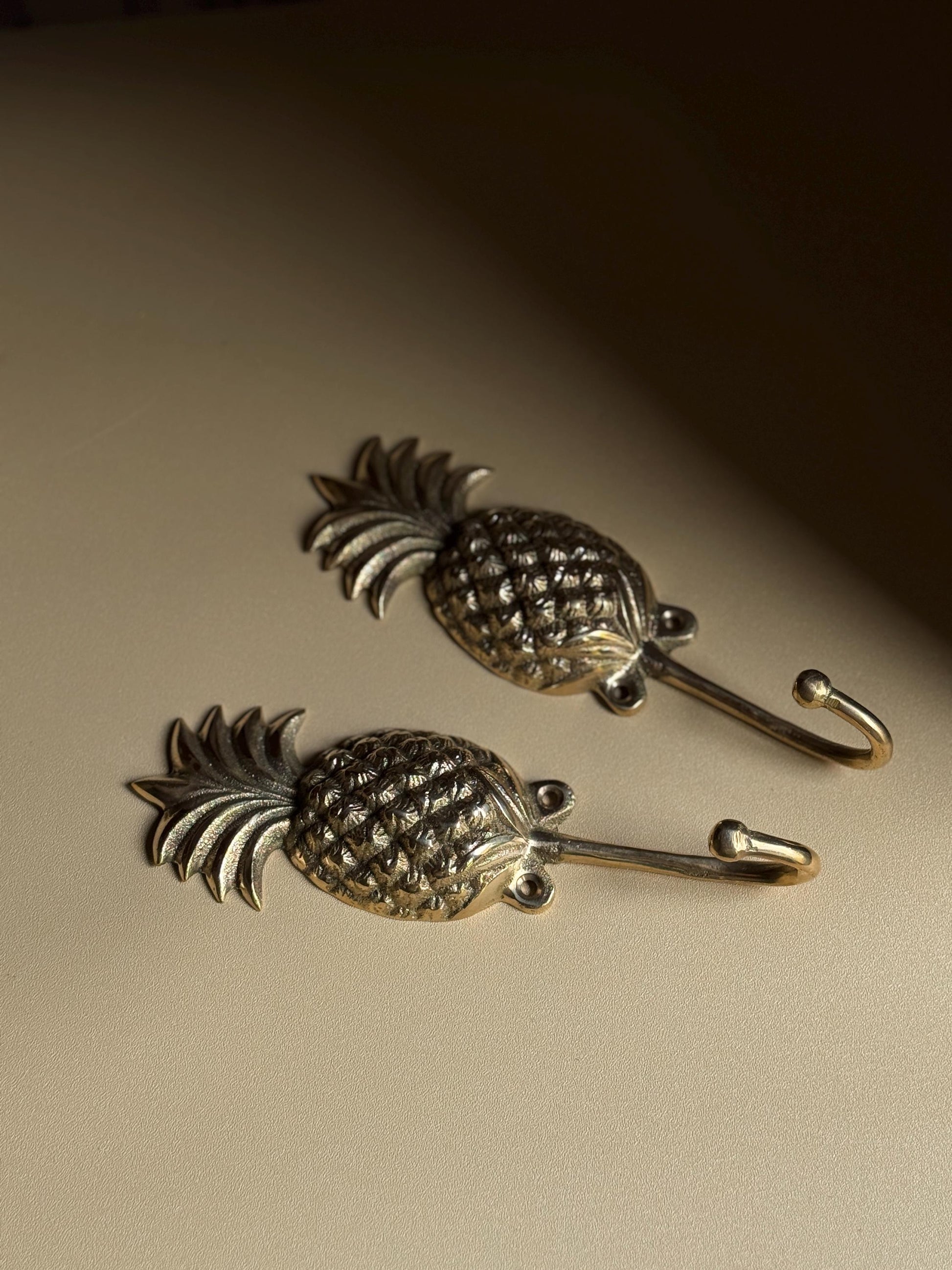 Brass Pineapple Wall Hook