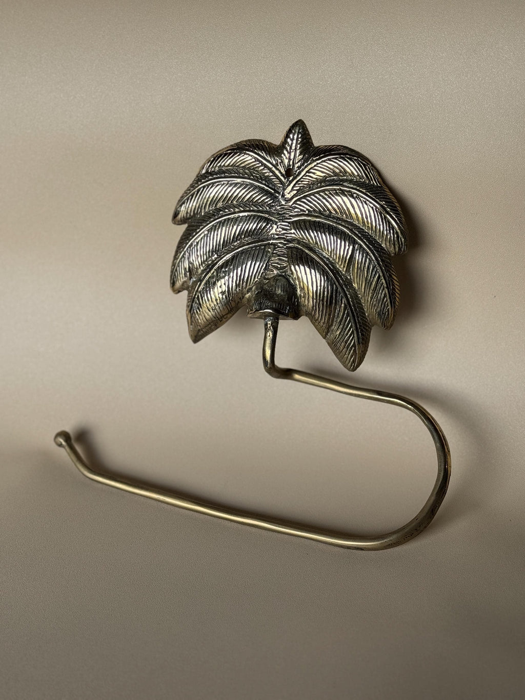 Vintage Brass Toilet Paper Holder