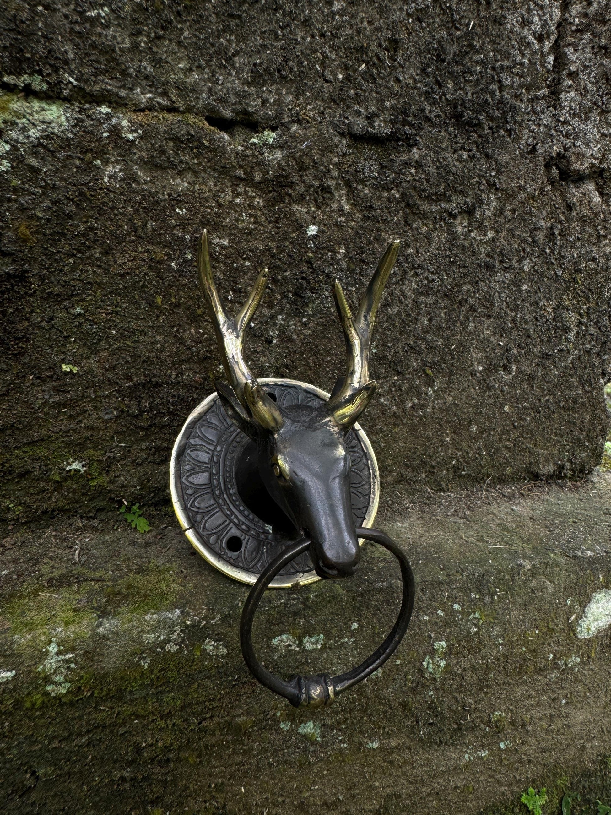 Brass Deer Door Knocker