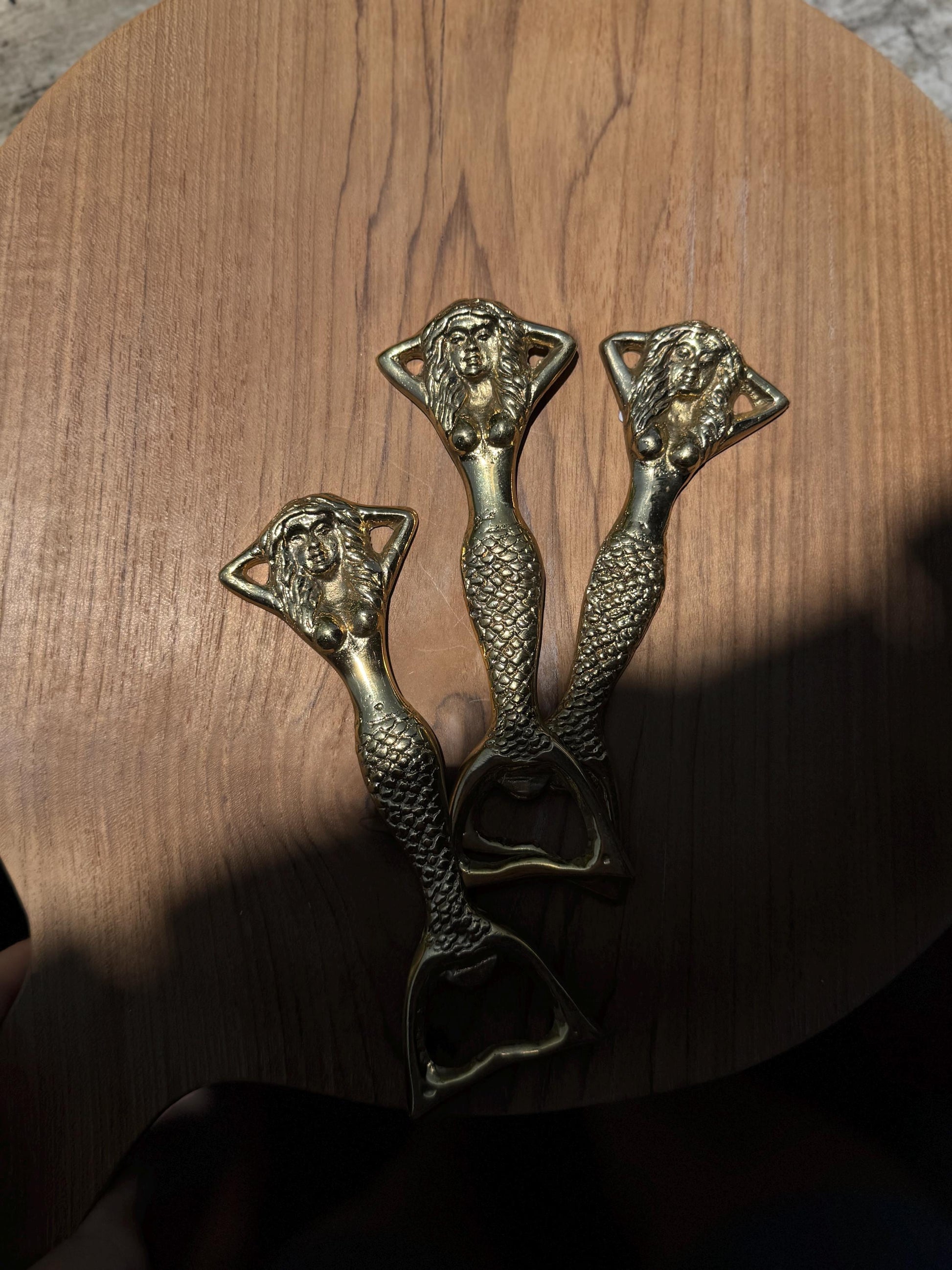 Brass Mermaid Bottle Opener