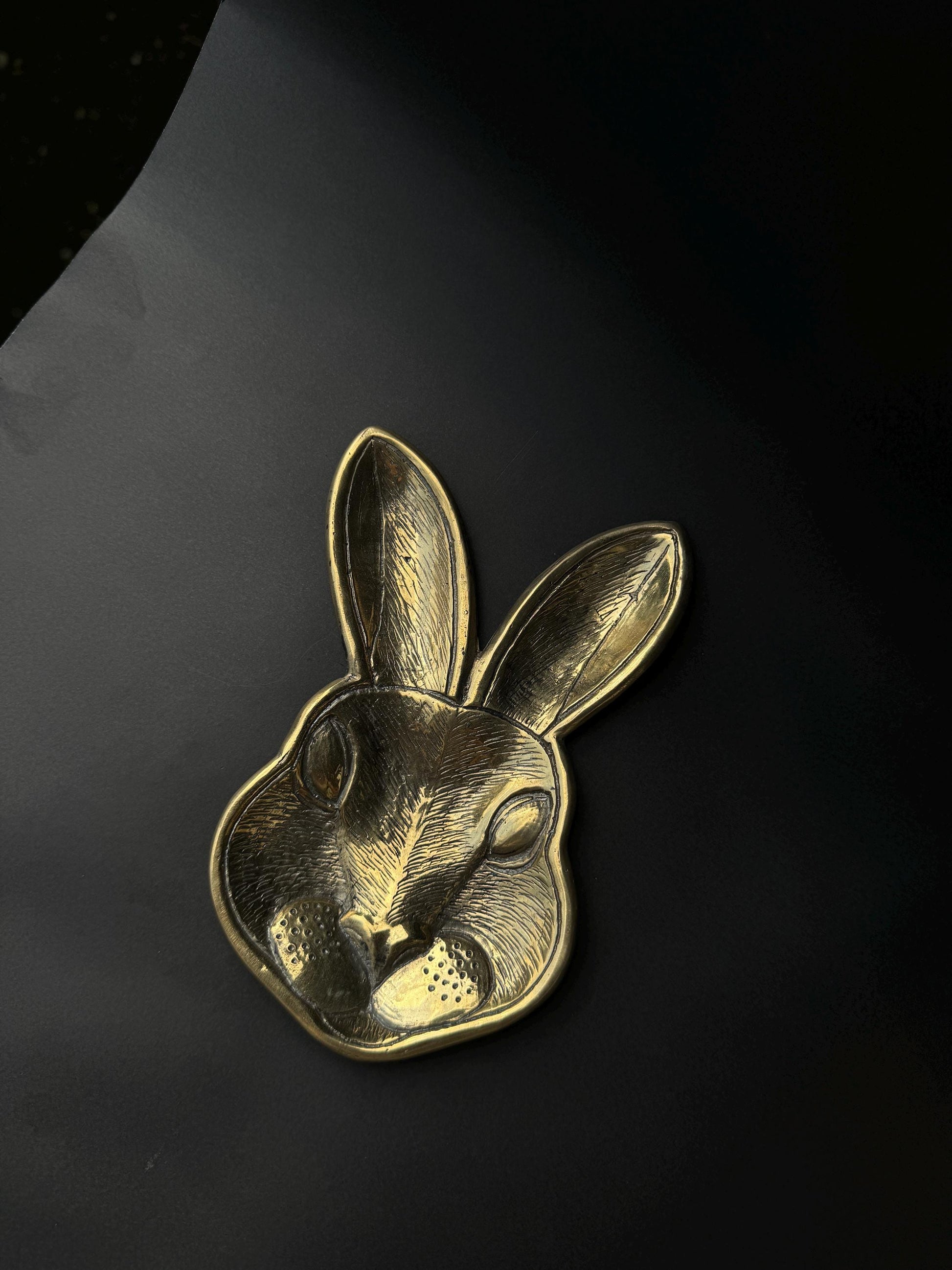 Brass Rabbit Stand for Accessories