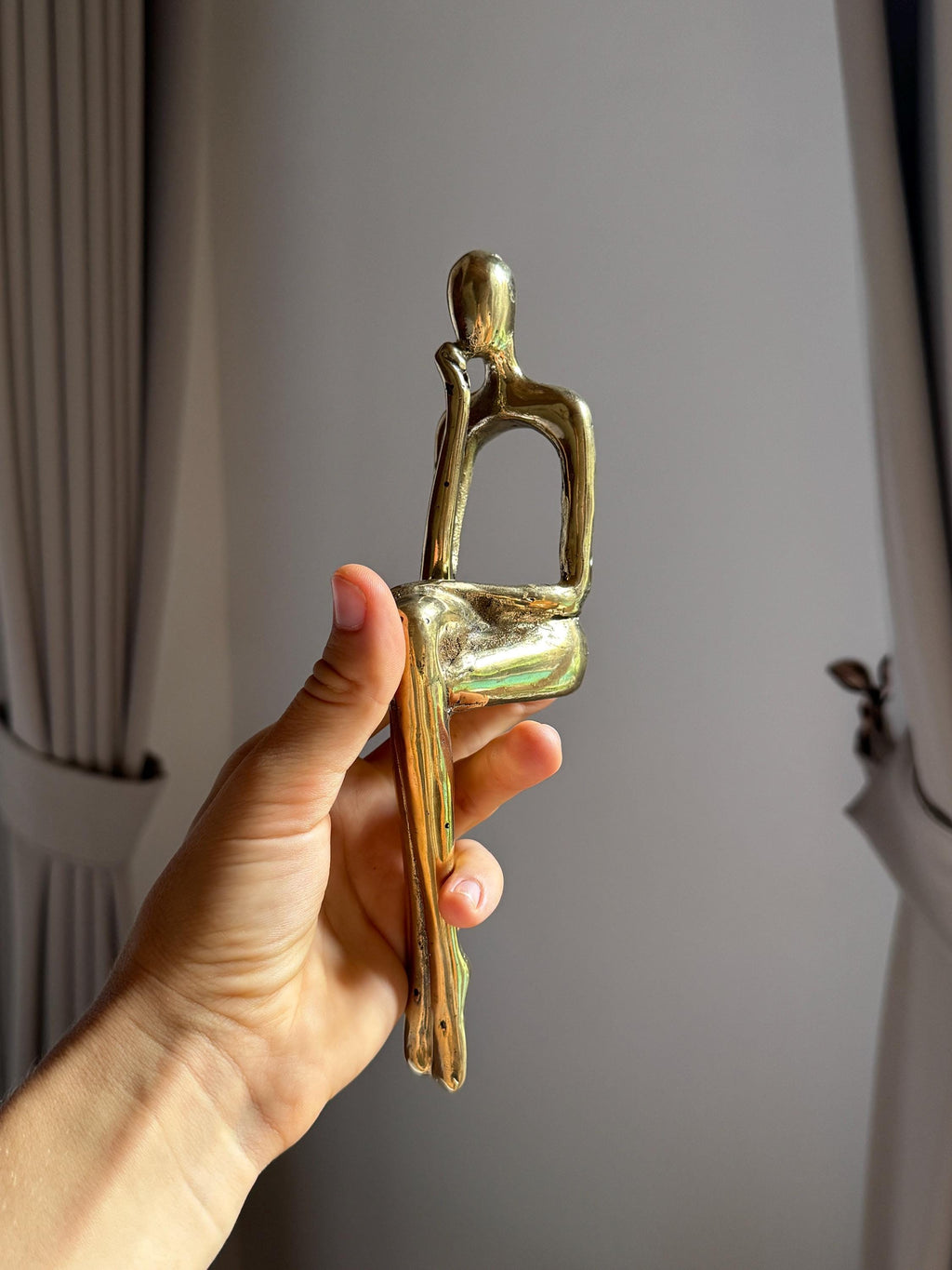 Minimalist Brass Sculpture